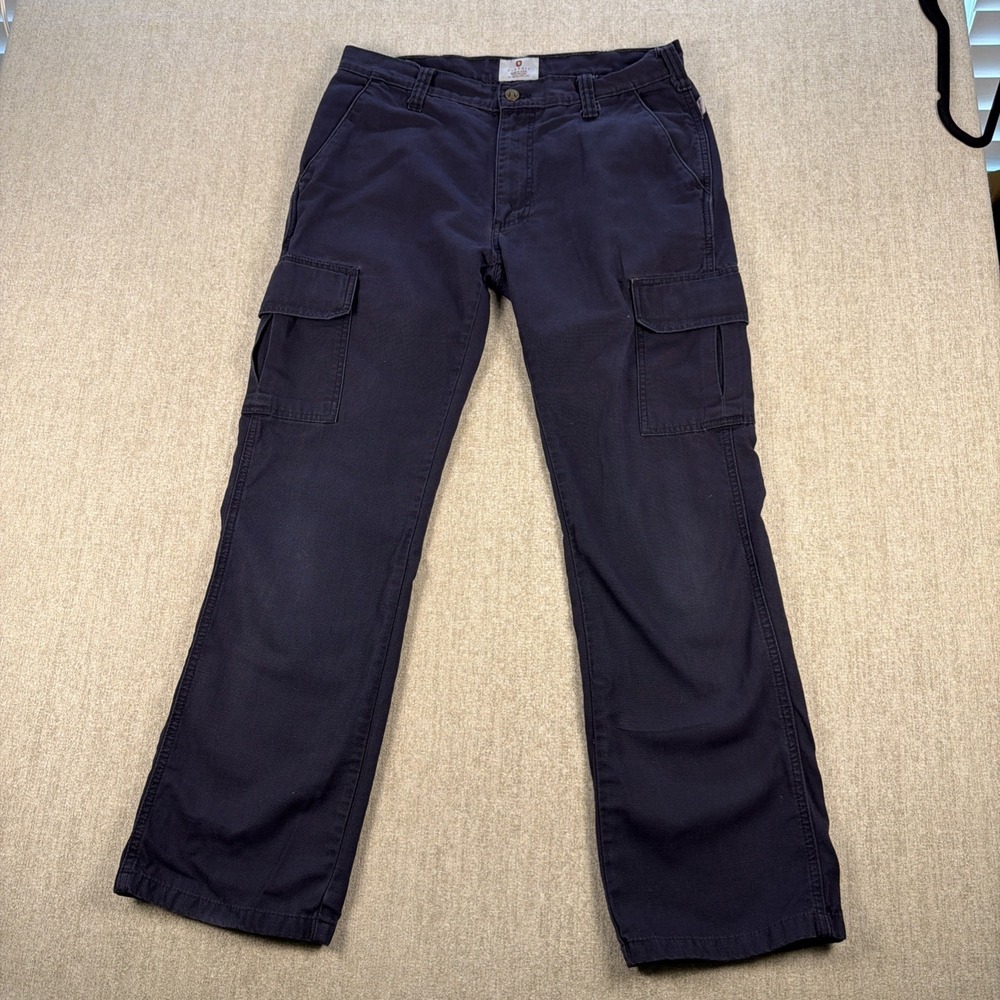 Tyndale Women's 8/31‎ Navy Flame Resistant Utility Cargo Pants Workwear 9CALHRC2